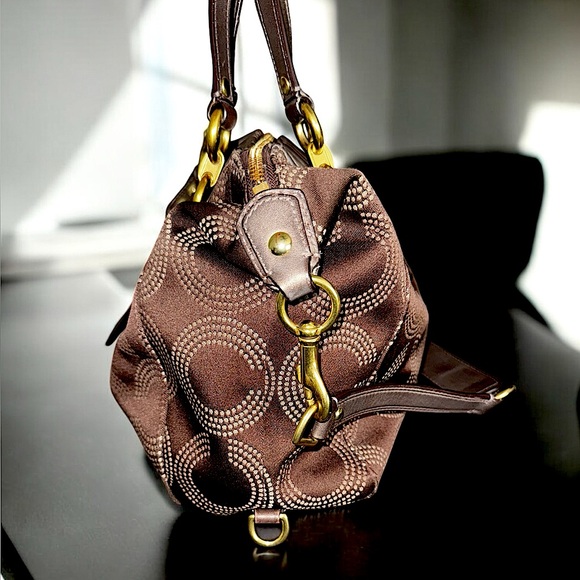 Coach Rowan Satchel in Signature Canvas with Shoulder Strap - Picture 5 of 8